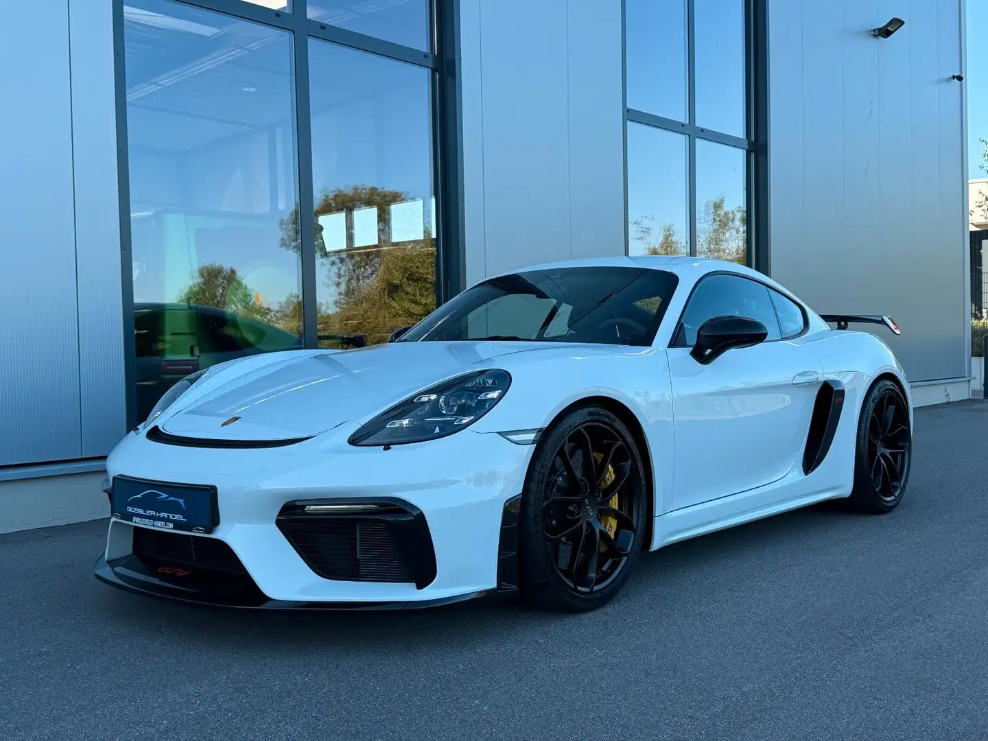 Porsche Cayman GT4 PDK PCCB CLUBSPORT CHRONO GARANTIE 1.HAND Weiß - 1