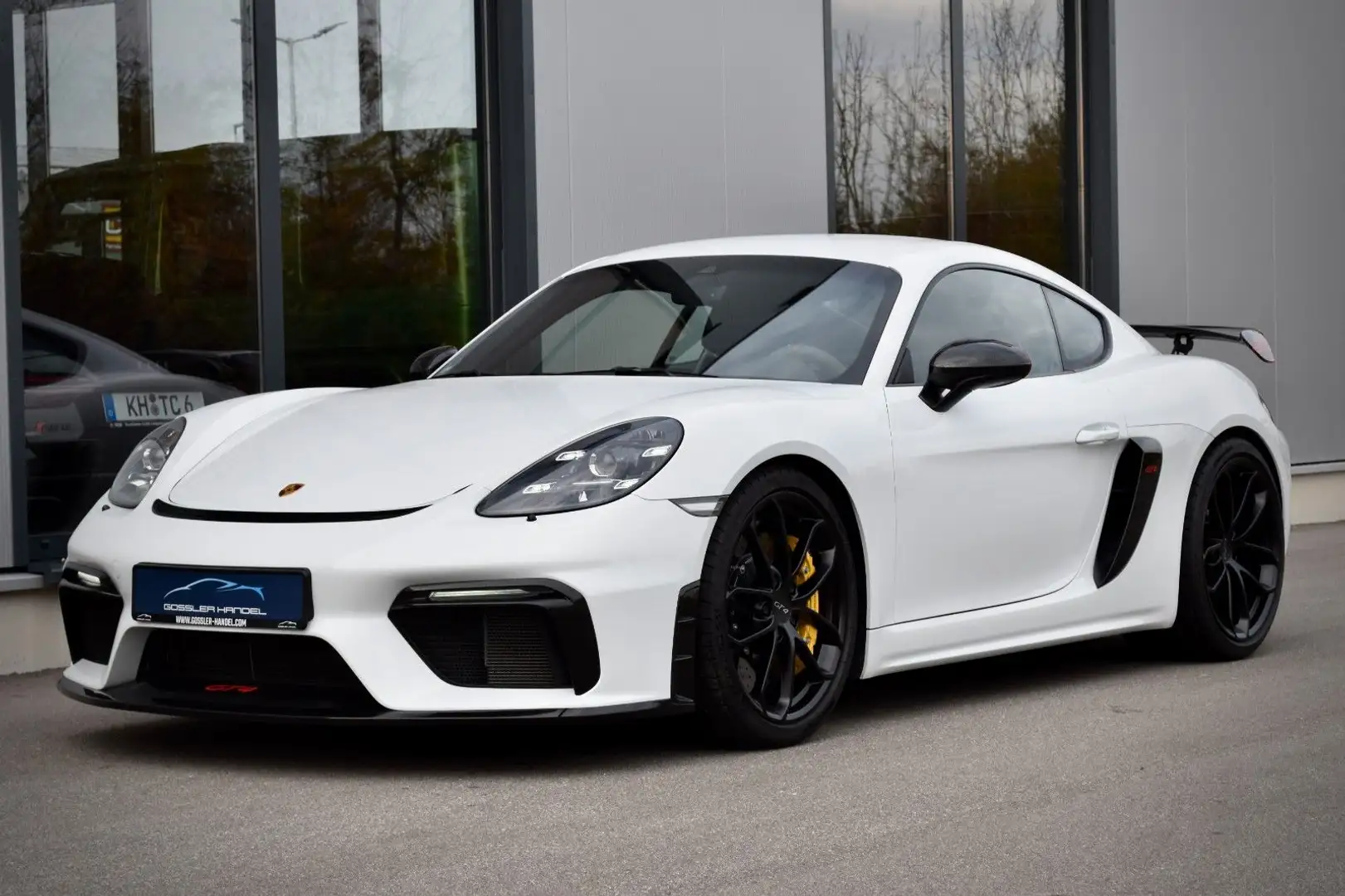 Porsche Cayman GT4 PDK PCCB CLUBSPORT CHRONO GARANTIE 1.HAND Wit - 1