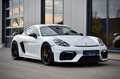Porsche Cayman GT4 PDK PCCB CLUBSPORT CHRONO GARANTIE 1.HAND Weiß - thumbnail 4