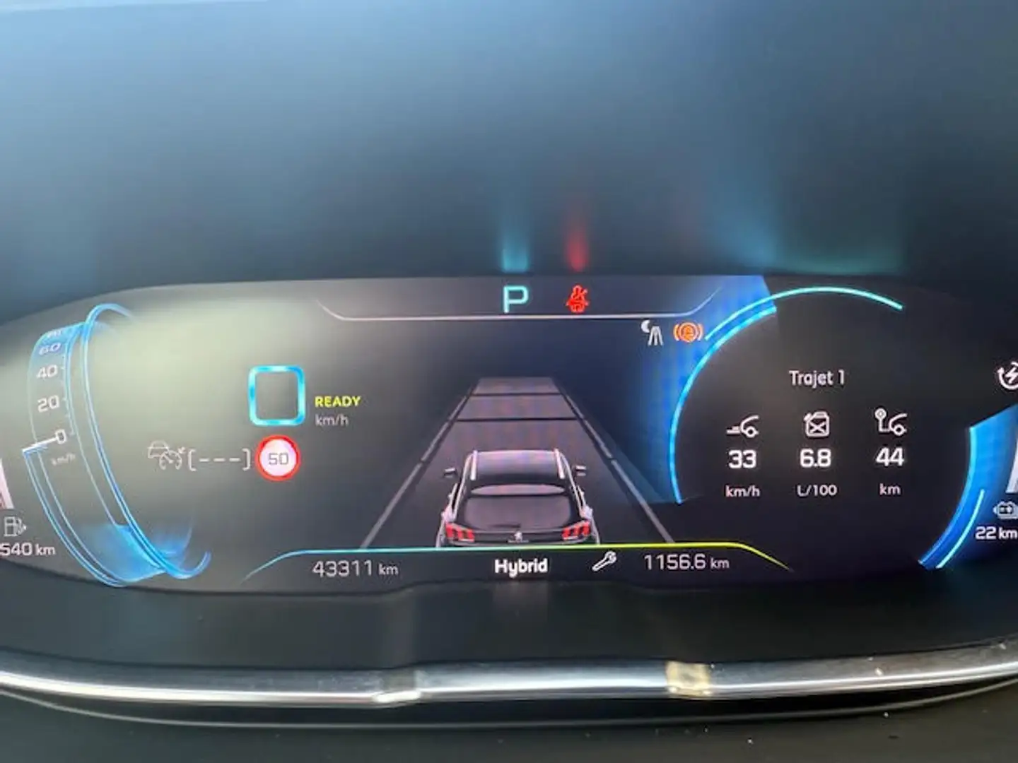 Peugeot 3008 HYBRID4 300 EAT8 GT PACK-ATTELAGE + GARANTIE 1 AN Rouge - 2