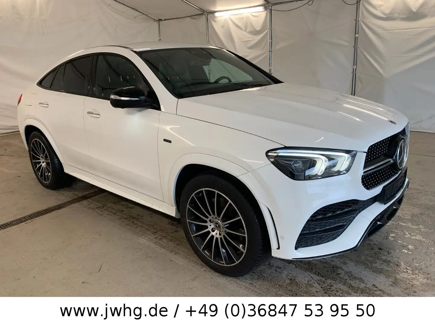 Mercedes-Benz GLE 350 GLE350 de Coupe AMG Line 21"Distronic 360K Night Weiß - 2