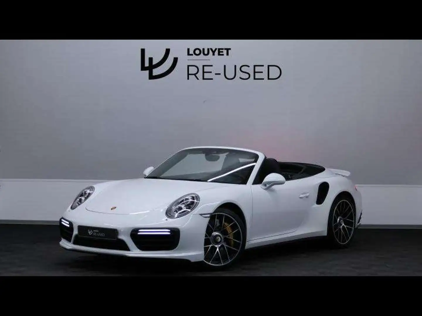 Porsche 911 Turbo S Blanc - 1