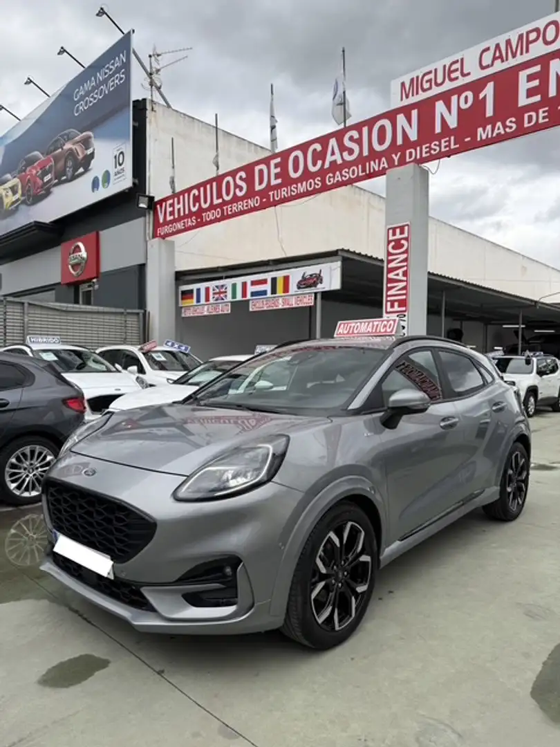 Ford Puma 1.0 EcoBoost MHEV ST-Line X Aut. 155 Gris - 1