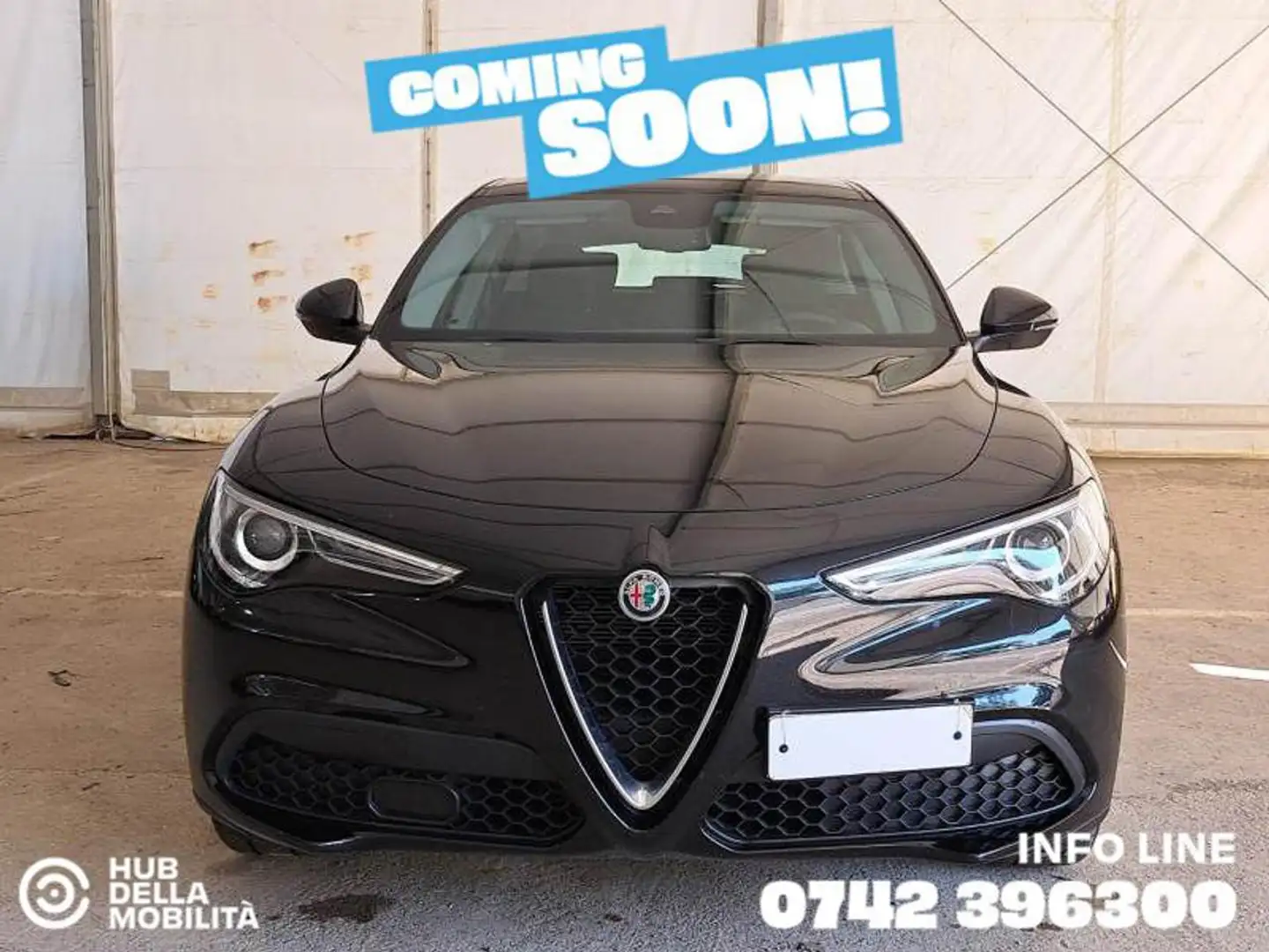 Alfa Romeo Stelvio 2.2 Turbodiesel 160 CV AT8 RWD Business Nero - 1