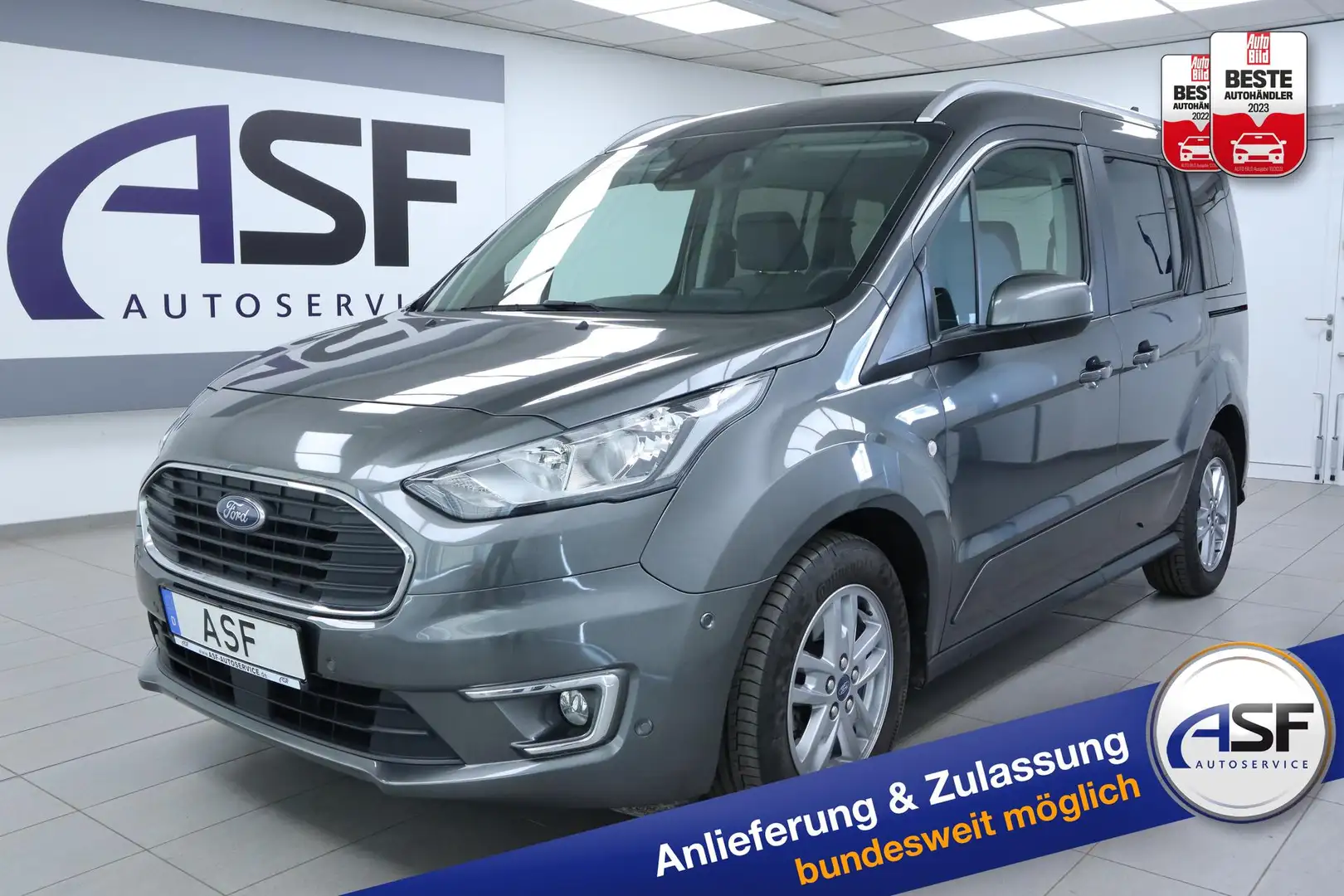 Ford Tourneo Connect Titanium L1 #Panoramadach  #ACC #Winter-P. #Par... Šedá - 1