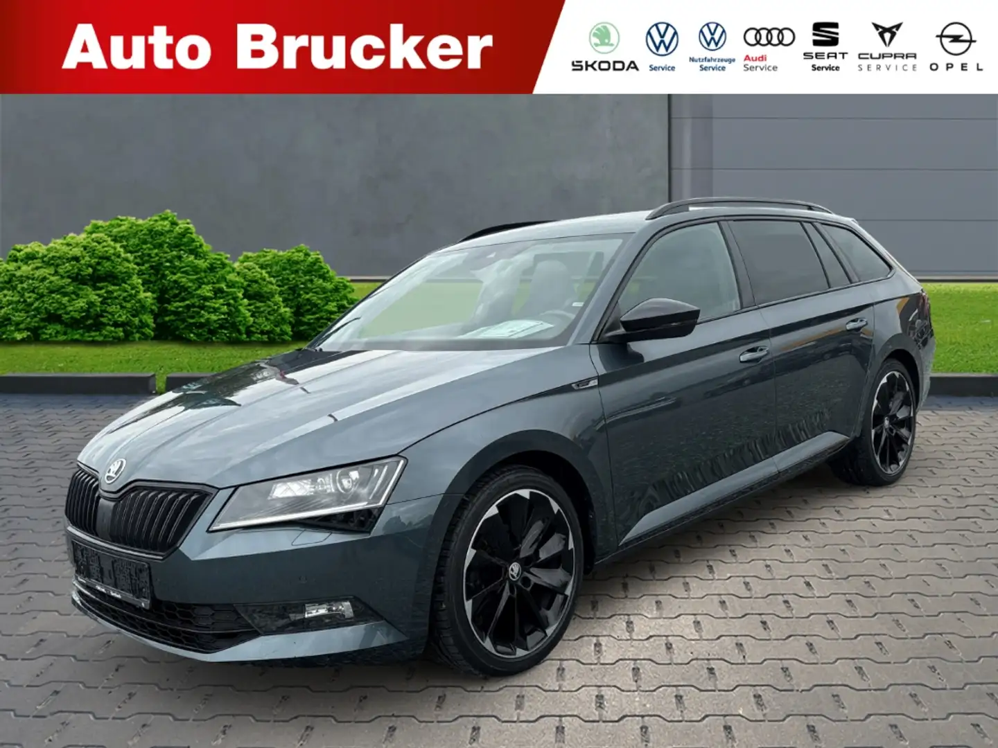 Skoda Superb Combi SportLine 4x4 2.0 TDI Sportline+Anhängerkupp Grau - 1