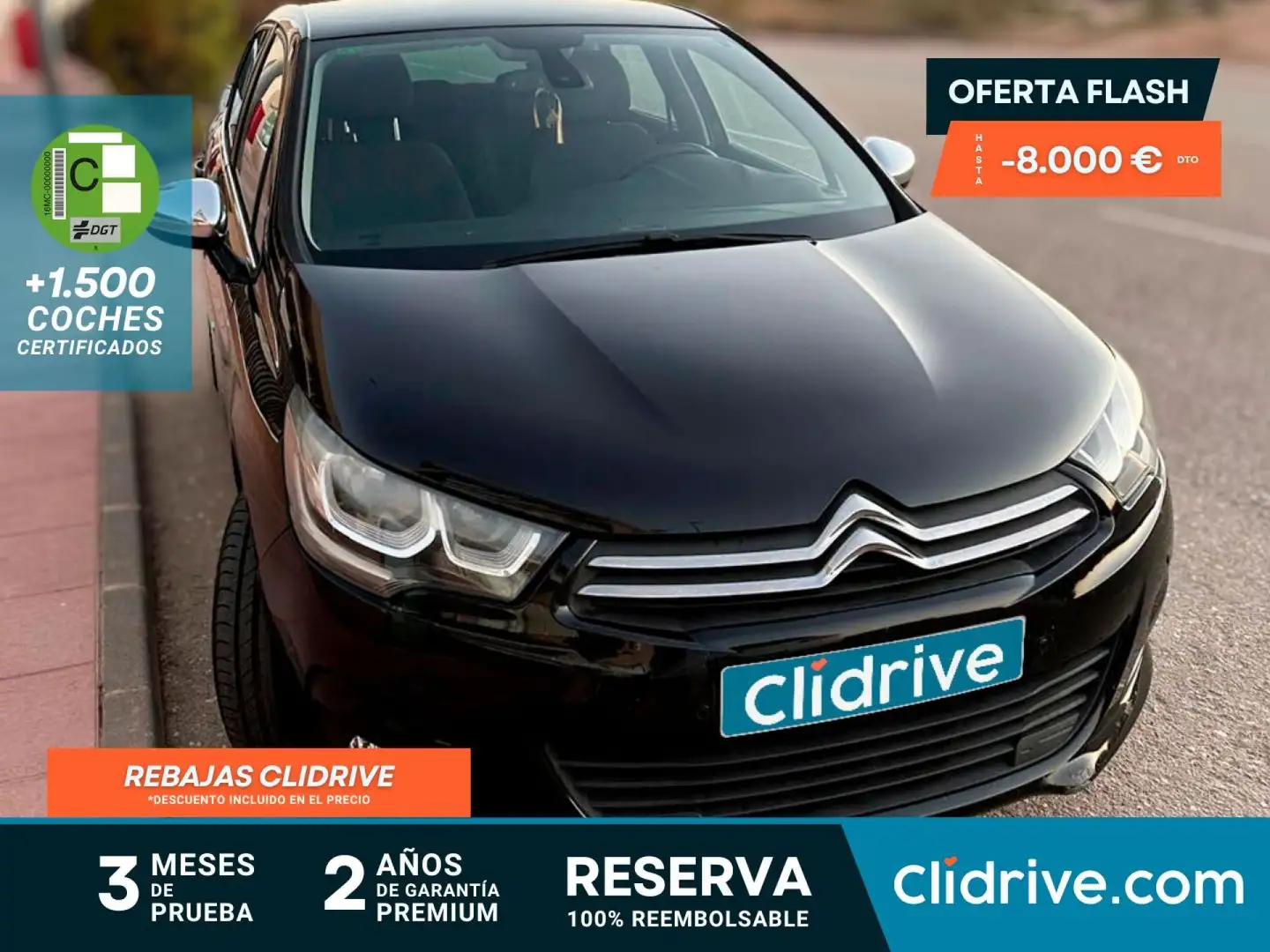 Citroen C4 1.6BlueHDI S&S Feel Edition 120 Negro - 1