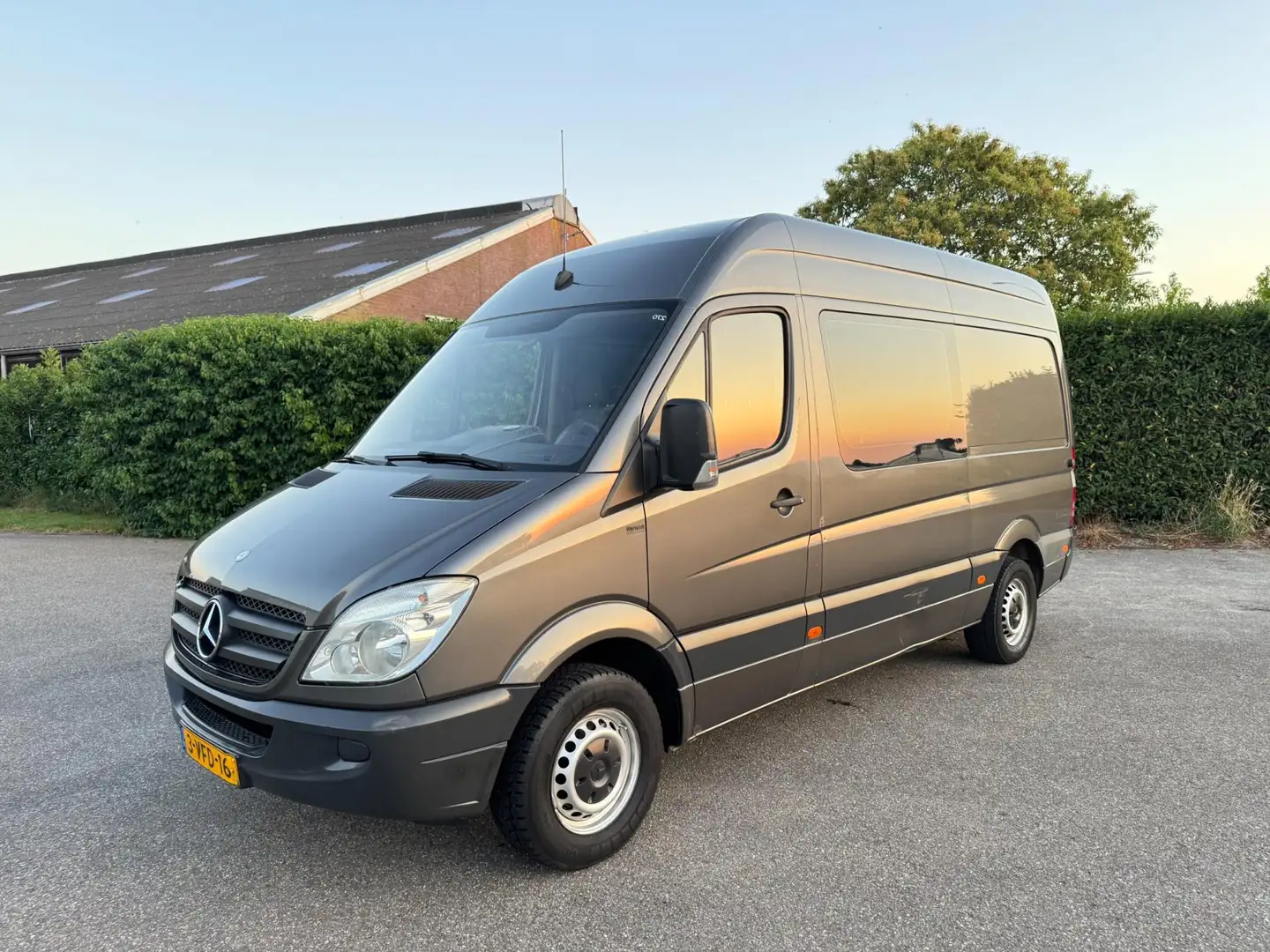 Mercedes-Benz Sprinter 313 CDI AUT L2H2 - AC - ROLSTOELBUS Grijs - 2