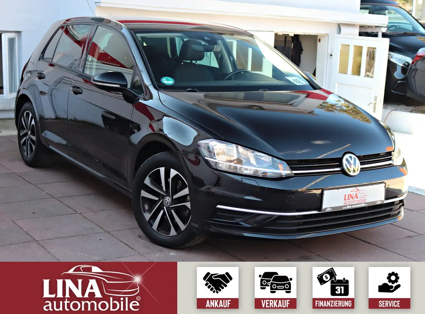 Volkswagen Golf 2.0 TDI IQ.DRIVE 2.Hd*ACC*Navi*ZahnriemNEU Zwart - 2