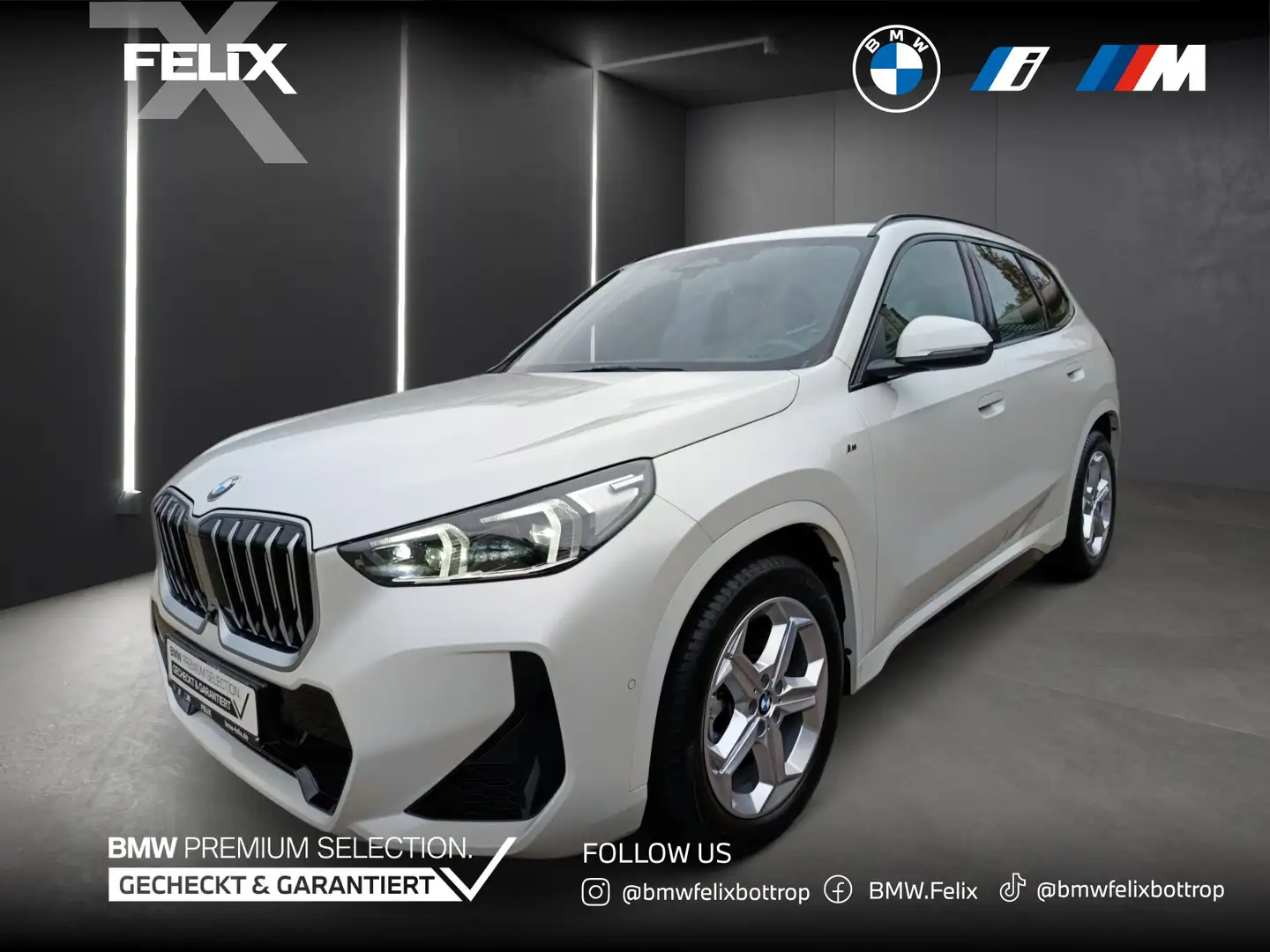 BMW X1 xDrive23d M SPORTPAKET+AHK+MEMORY+ Weiß - 1