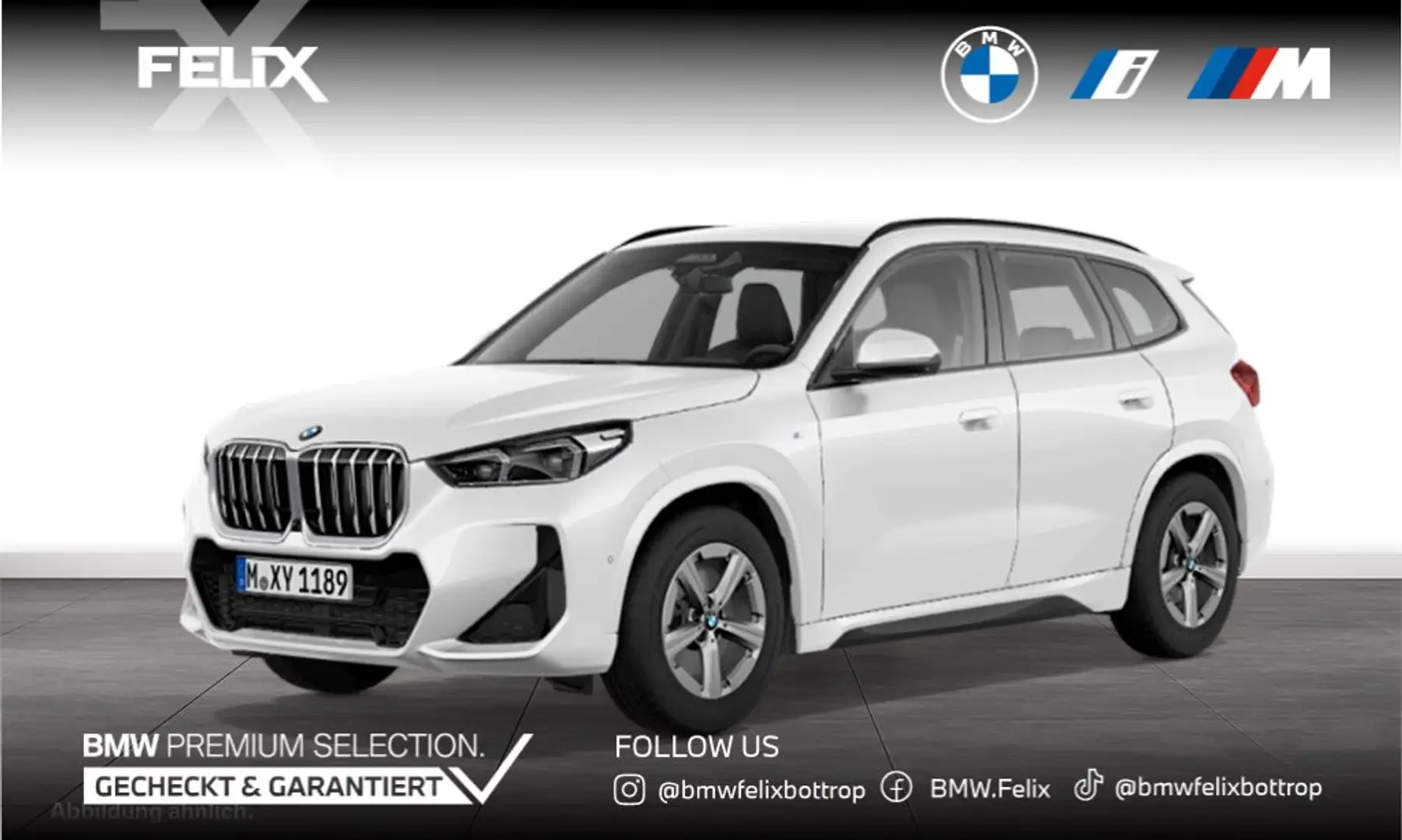 BMW X1 xDrive23d M SPORTPAKET+AHK+MEMORY+ Weiß - 1