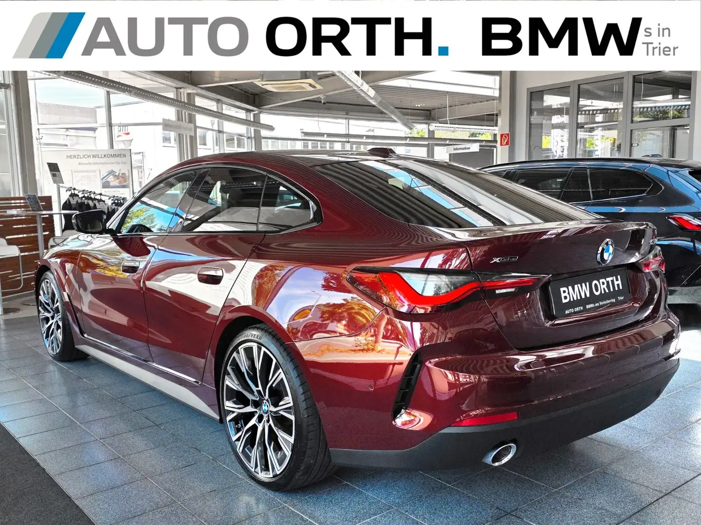 BMW 420 420d xDrive Gran Coupé SPORT-AUT. LEDER ACC AHK crvena - 2