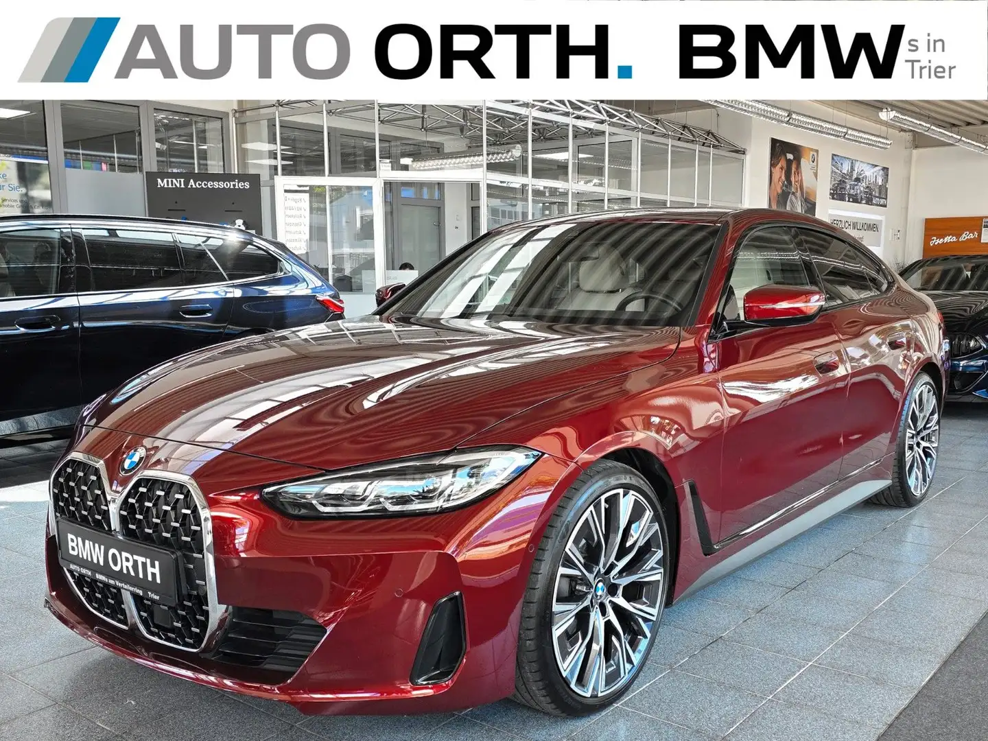 BMW 420 420d xDrive Gran Coupé SPORT-AUT. LEDER ACC AHK crvena - 1