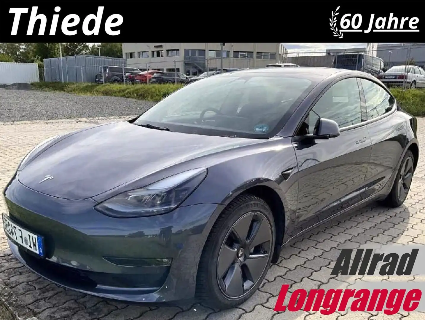 Tesla Model 3 LONGRANGE DUAL-MOTOR NAVI/KAMERA/SH/PANO Grau - 1