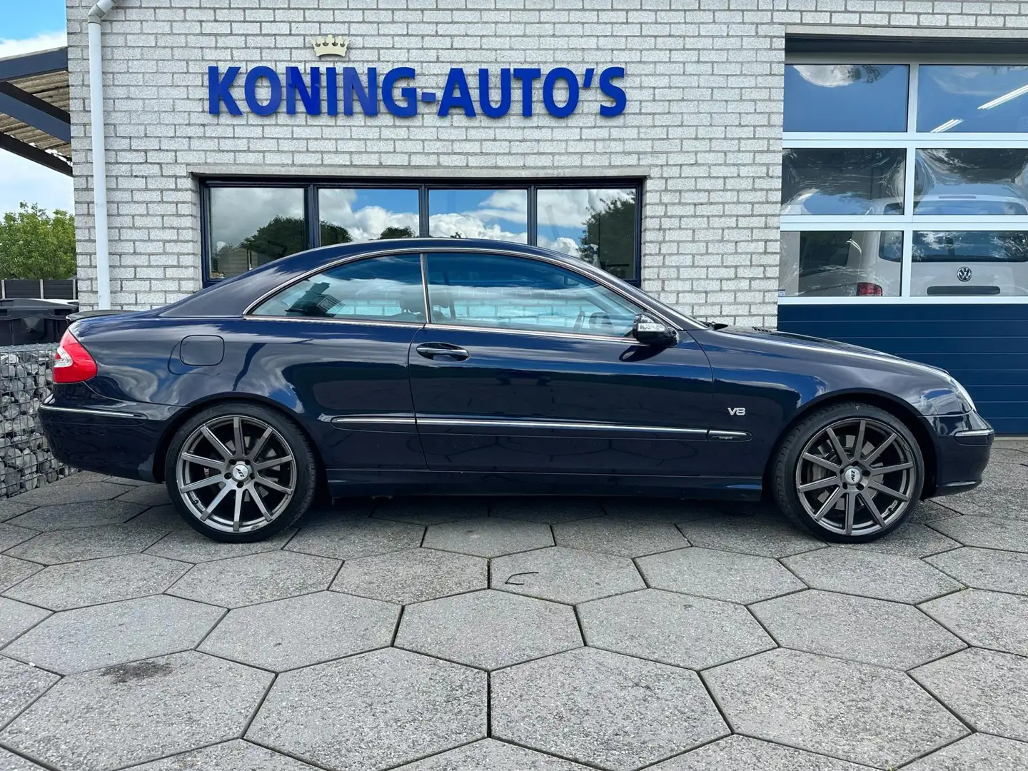 Mercedes-Benz CLK 500 Coupé Avantgarde AMG|V8|Vol leder|Bose|Bleutooth|A Albastru - 2