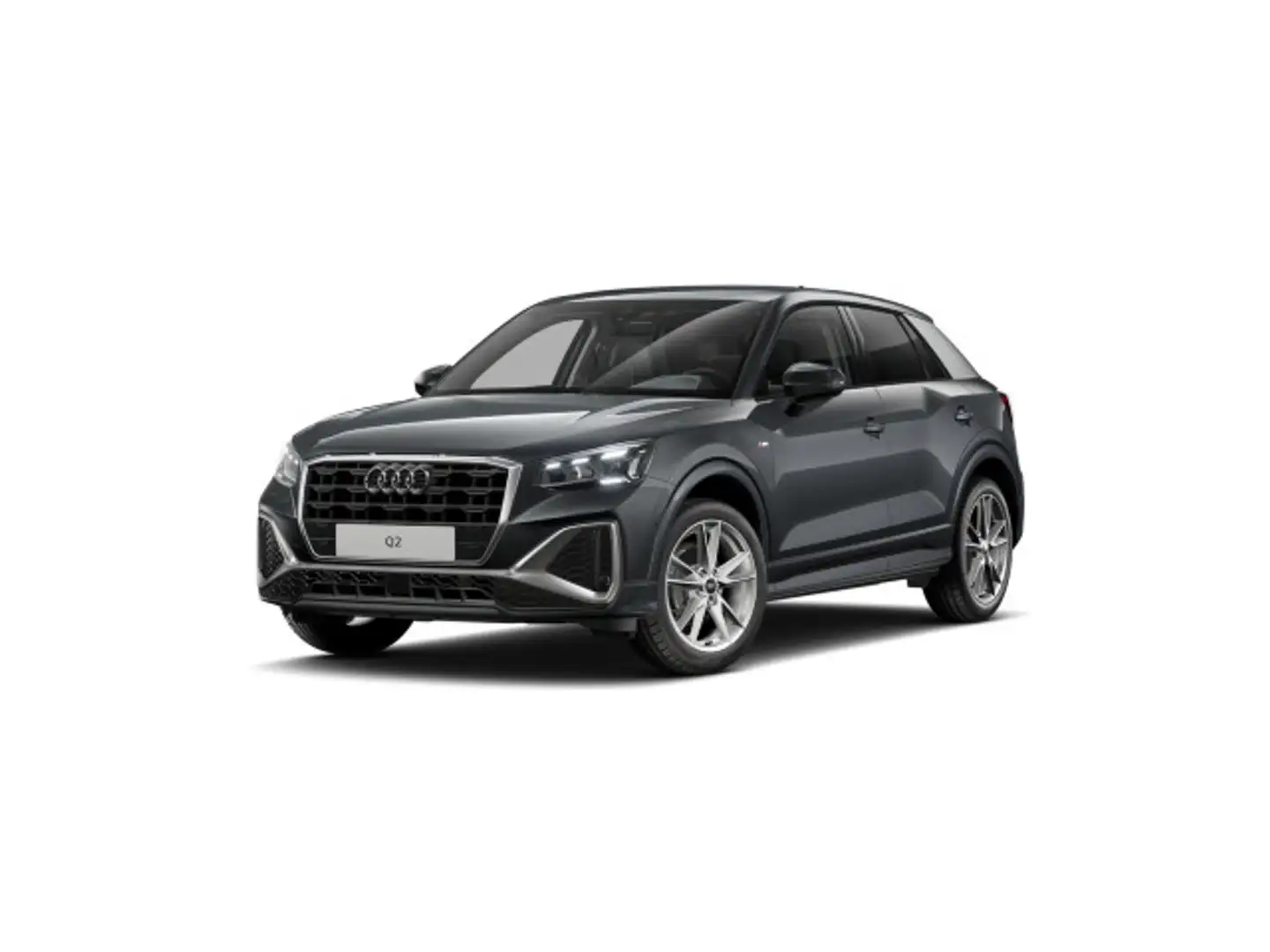 Audi Q2 30 TFSI S LINE LM18 AHK MATRIX ST.HEIZ Grigio - 2