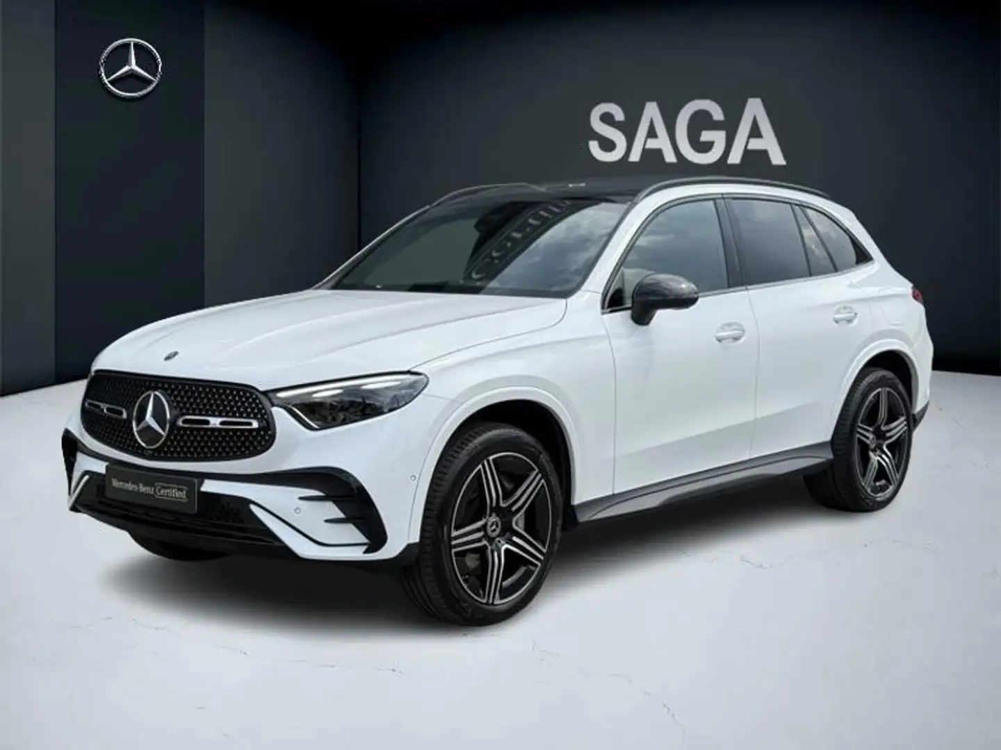 Mercedes-Benz GLC 300 e 4M Pack AMG Pano Burmester Blanc - 1