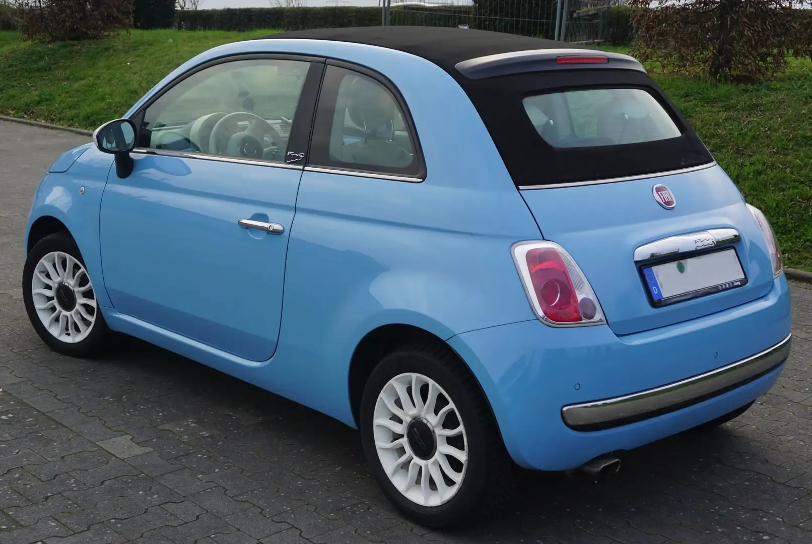 Fiat 500C 500 C Sole 1.2 (69PS) Синій - 2