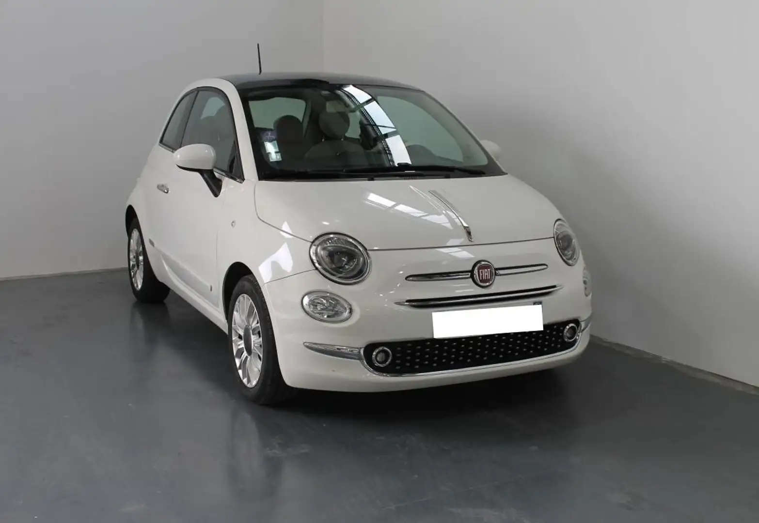 Fiat 500 1.2i - 69 BERLINE Lounge PHASE 2 Blanc - 2