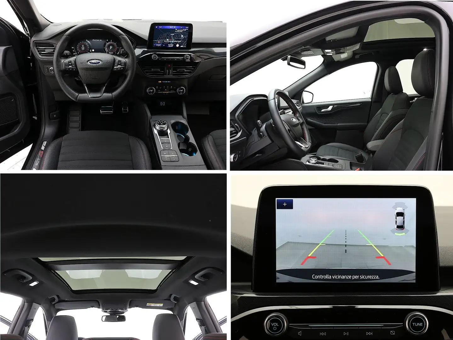 Ford Kuga 2.0 EcoBlue AWD ST-Line X✔️TETTO APRIBILE Negro - 2