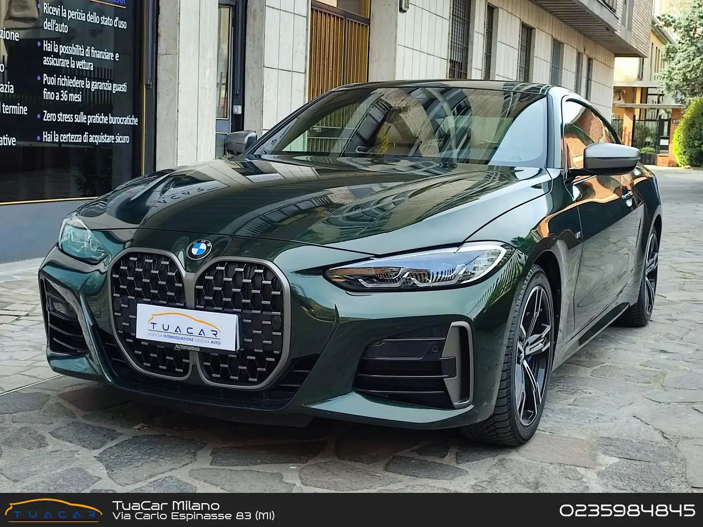 BMW M4 M440i MHEV 48V xDrive M Sport Coupé Vert - 1
