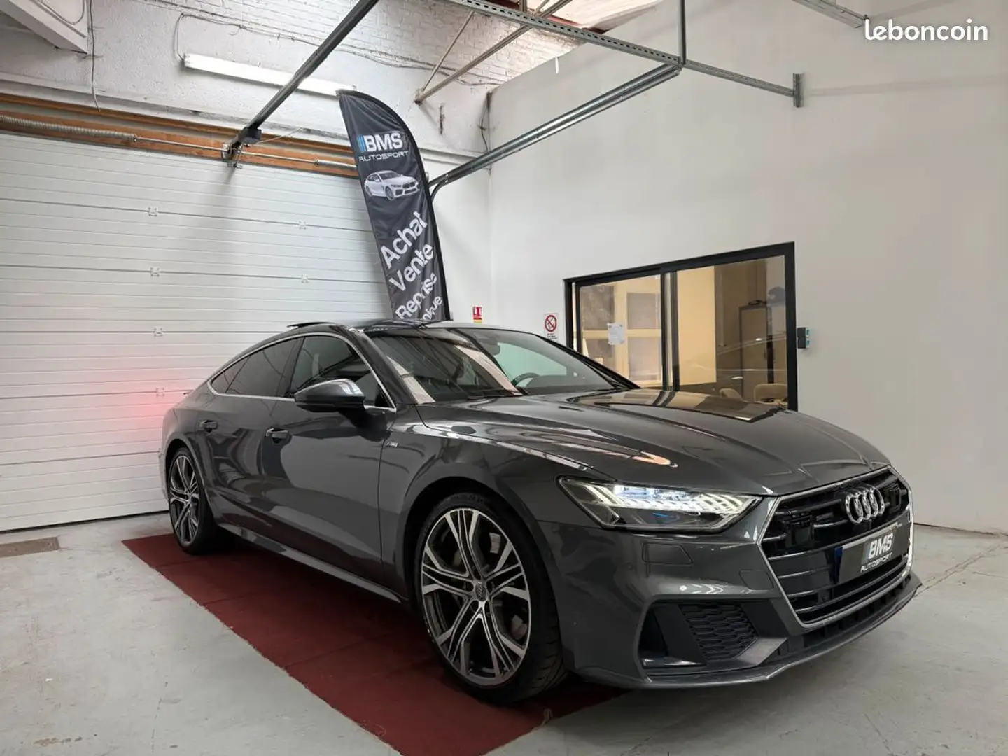 Audi A7 55 TFSI 3.0 340 ch Quattro S-Line Gris - 2