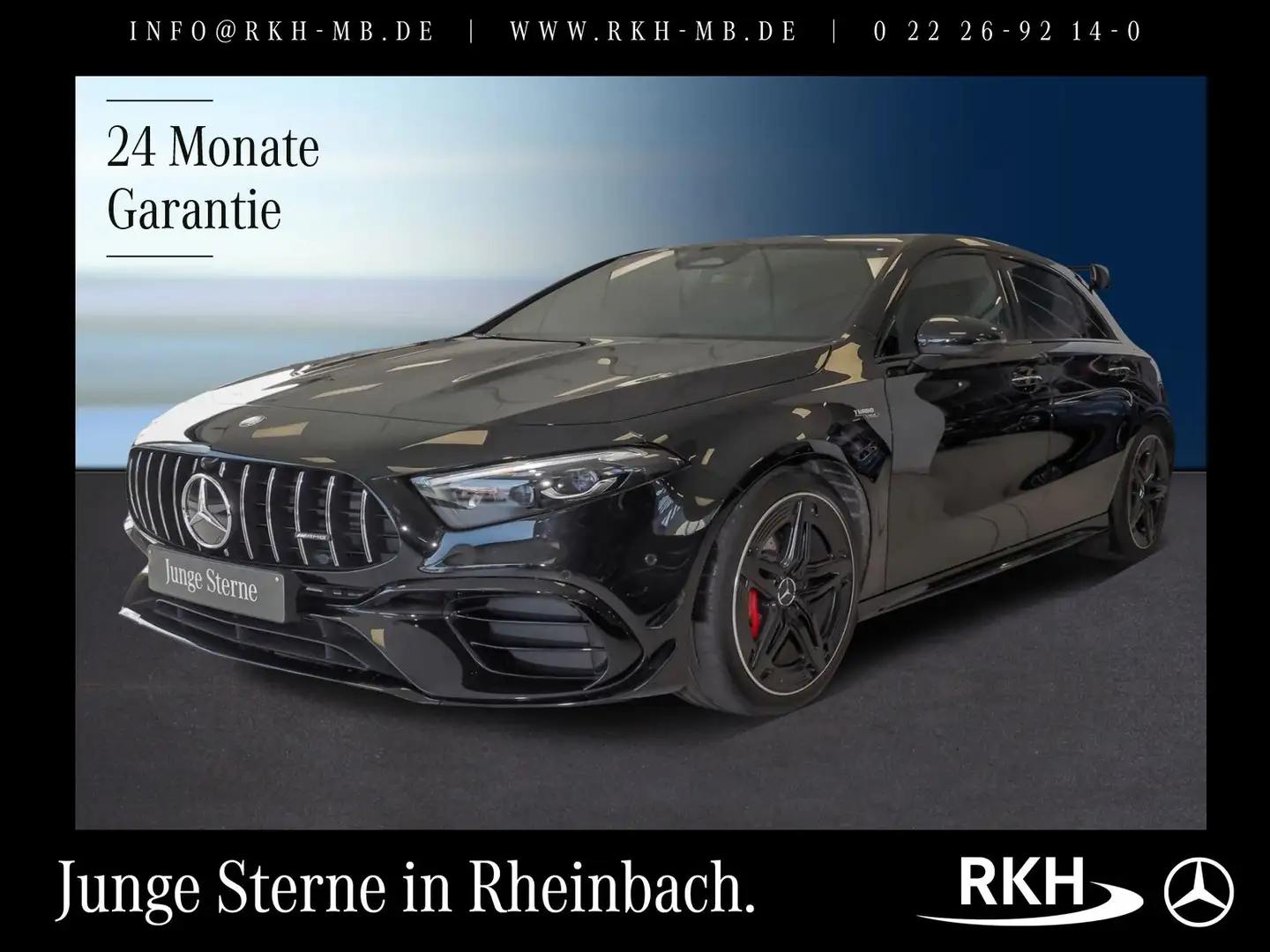 Mercedes-Benz A 45 AMG AMG A 45 S 4M+ Night/Pano/360°/Drivers Pack/Burm Noir - 1