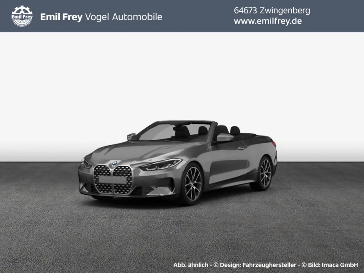 BMW 420 i Cabrio M Sportpaket HK HiFi DAB LED RFK Grijs - 1