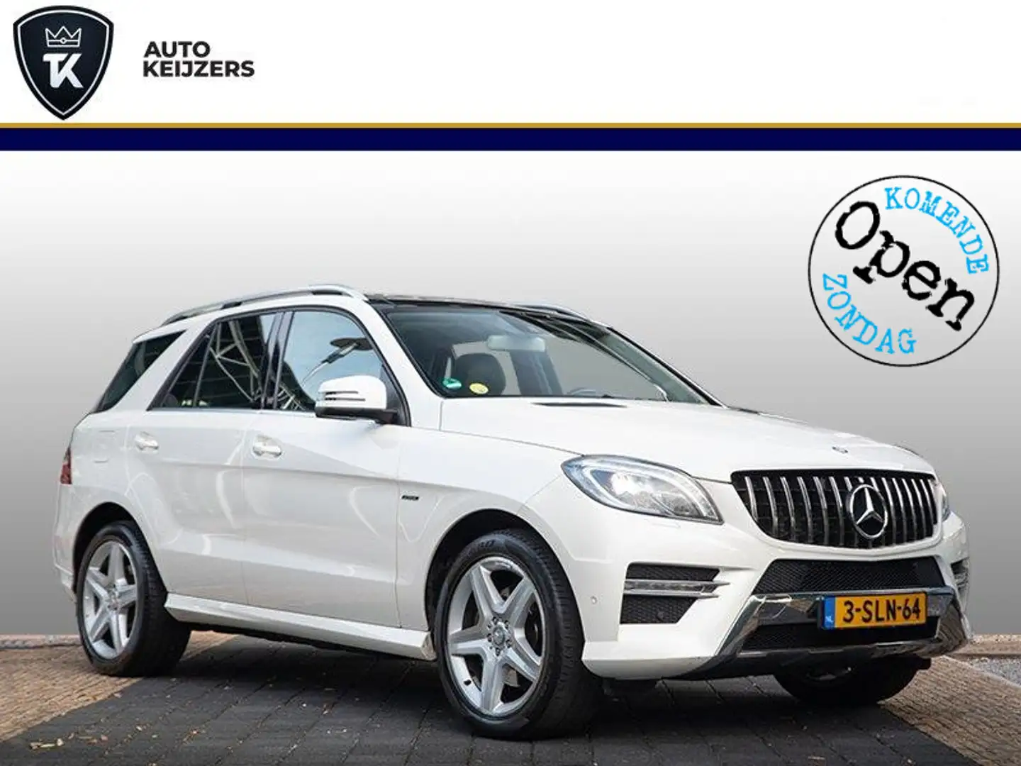 Mercedes-Benz ML 250 M-Klasse BlueTEC AMG Pano Leer 20 Inch Panodak Lee Wit - 1