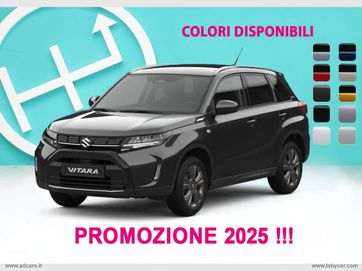 Suzuki Vitara 1.4 Hybrid 4WD ALLGRIP COOL+ Nero - 1