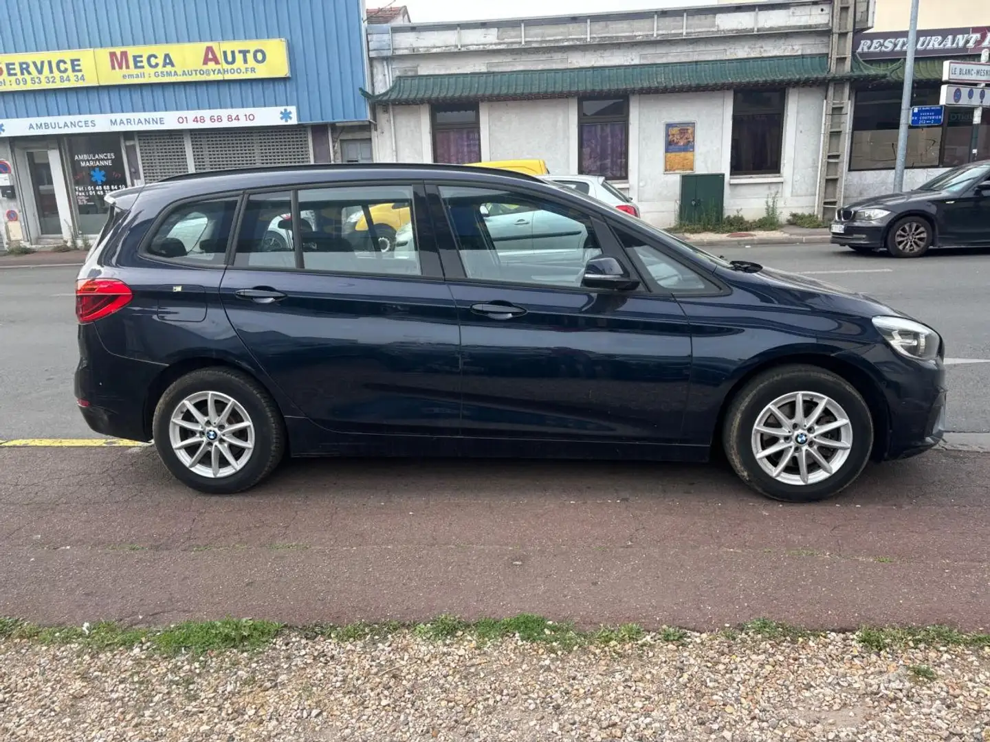 BMW 218 BMW 218D GRAN TOURER LOUNGE BVA 7places Bleu - 2