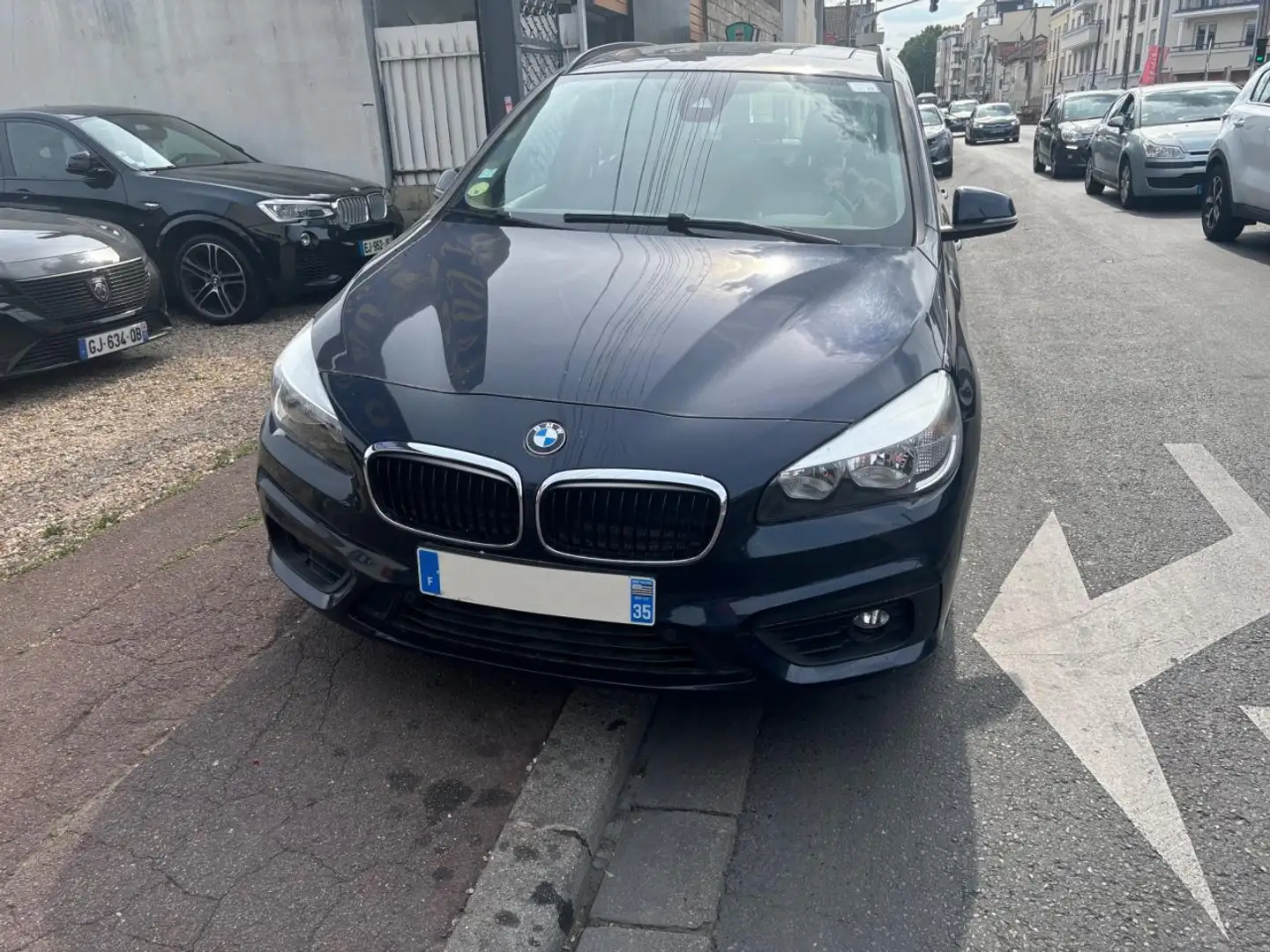 BMW 218 BMW 218D GRAN TOURER LOUNGE BVA 7places Bleu - 1