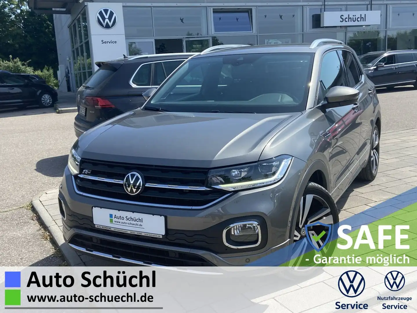Volkswagen T-Cross 1.5 TSI DSG R-Line 18"+NAVI+LED+PARKASSI Grau - 1