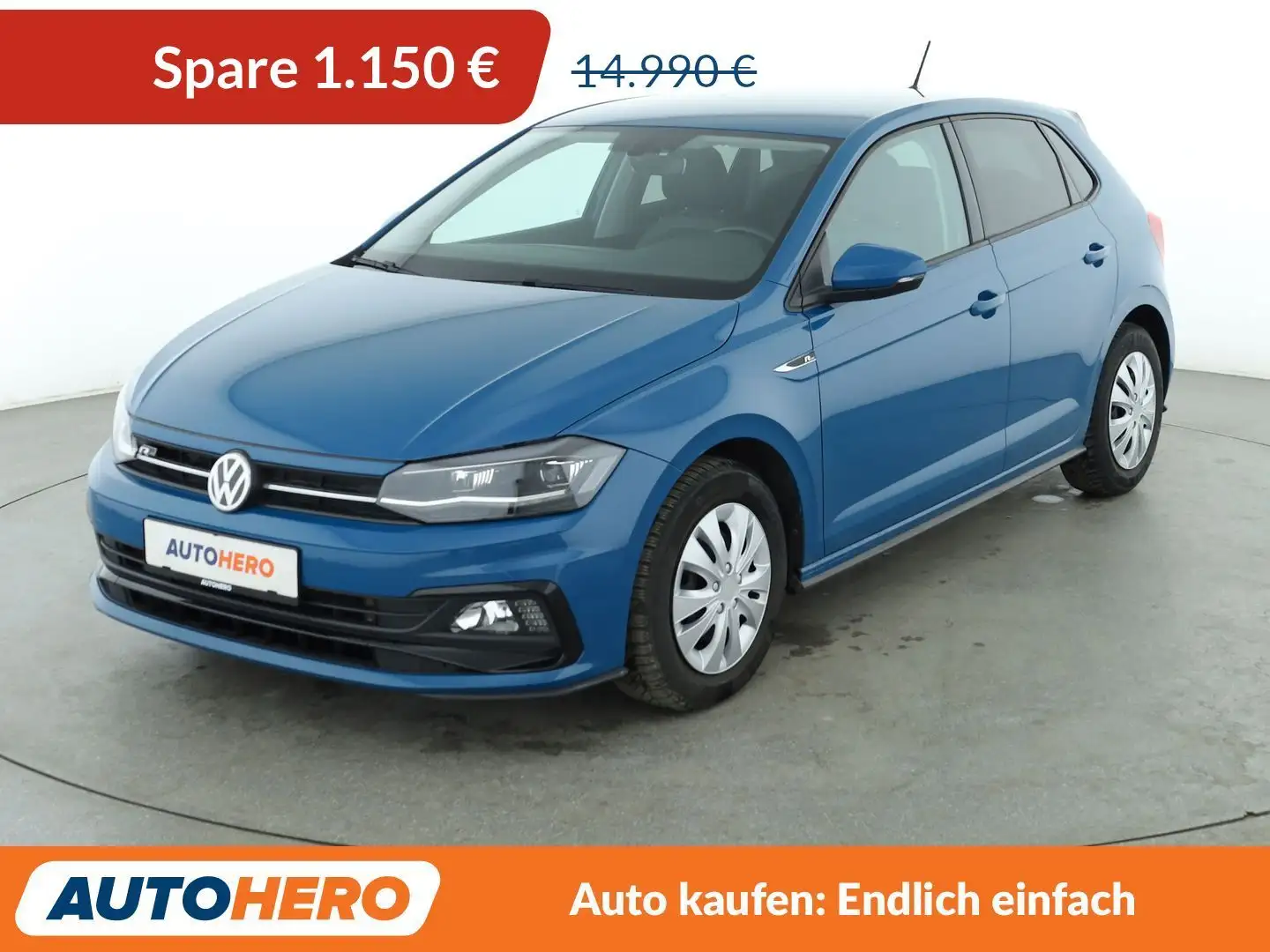 Volkswagen Polo 1.6 TDI Highline*LED*BEATS*ACC*PDC* Grün - 1