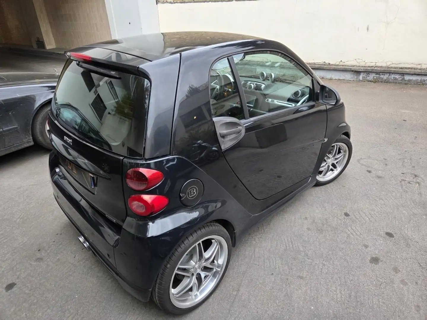 smart forTwo Smart Fortwo Coupe 1.0i - 102 - BV Softouch COUPE 2007 Brabus Xclusive PHASE 3 Schwarz - 2
