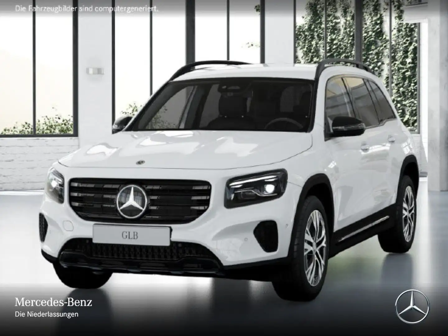 Mercedes-Benz GLB 200 PROGRESSIVE+NIGHT+AHK+MULTIBEAM+KAMERA+7G Blanc - 2
