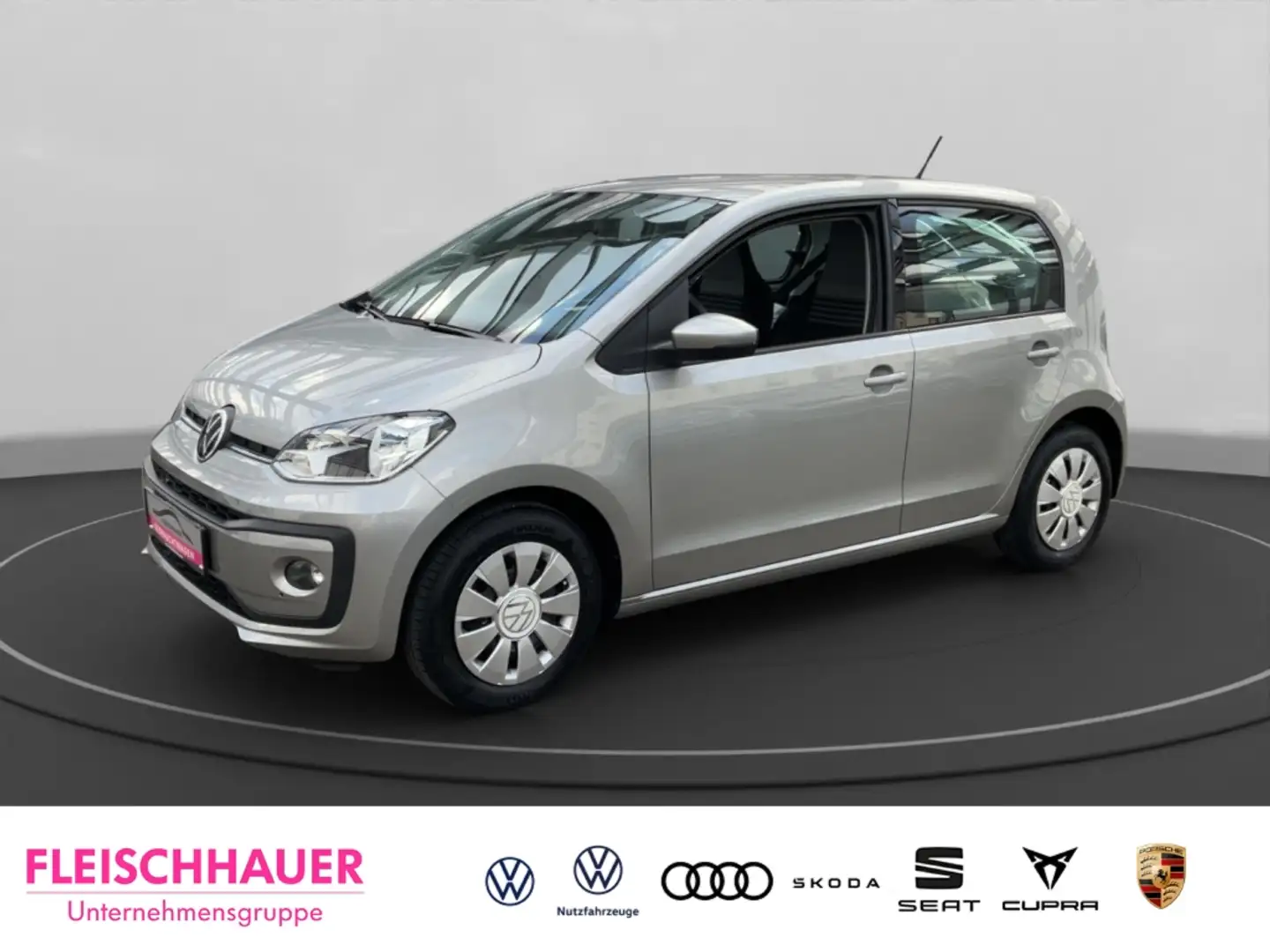 Volkswagen up! 1.0 Klimauto. SHZ Regensensor BT Lichtsensor el.SP Silber - 1