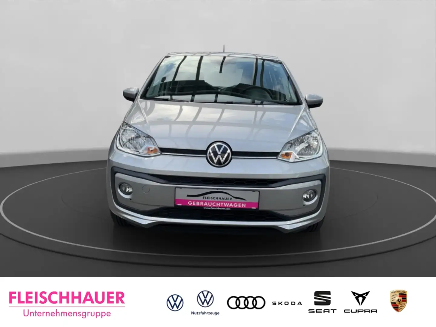 Volkswagen up! 1.0 Klimauto. SHZ Regensensor BT Lichtsensor el.SP Silber - 2