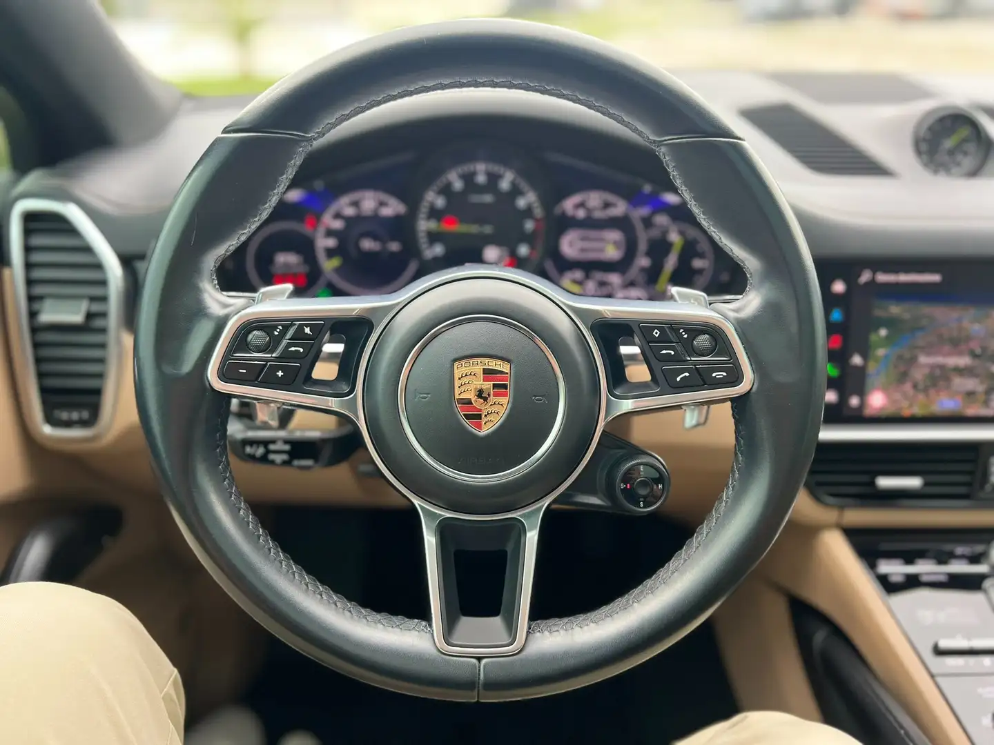 Porsche Cayenne Coupé 3.0 340cv e-hybrid TIPTRONIC IVA ESPOSTA Blau - 2