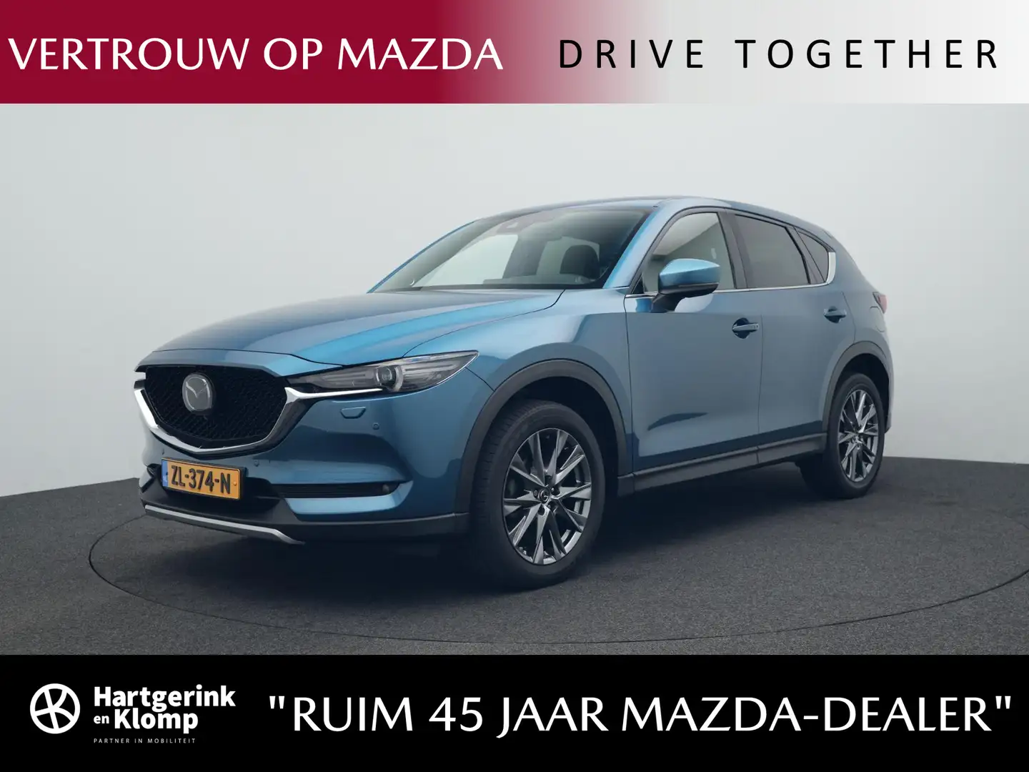 Mazda CX-5 2.5 SkyActiv-G Signature 4WD automaat met Sunroof Blauw - 1