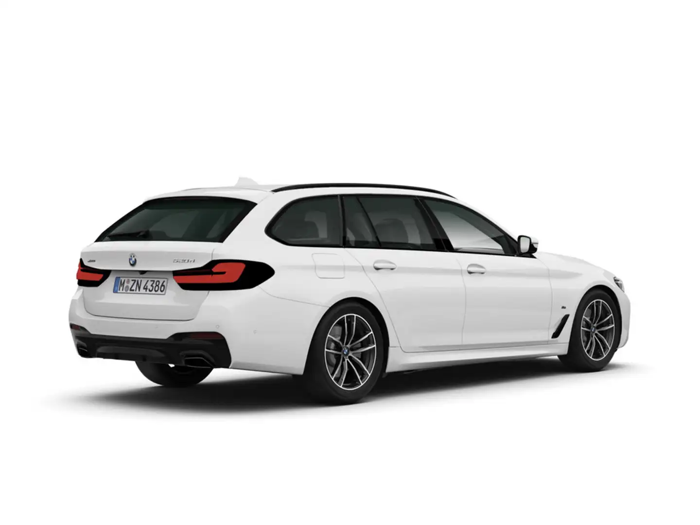 BMW 520 d Touring xDrive M-Sport PANO HUD LED NAVI Weiß - 2