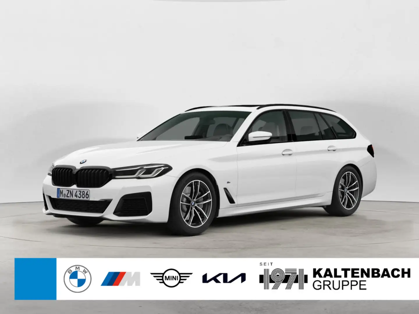 BMW 520 d Touring xDrive M-Sport PANO HUD LED NAVI Weiß - 1