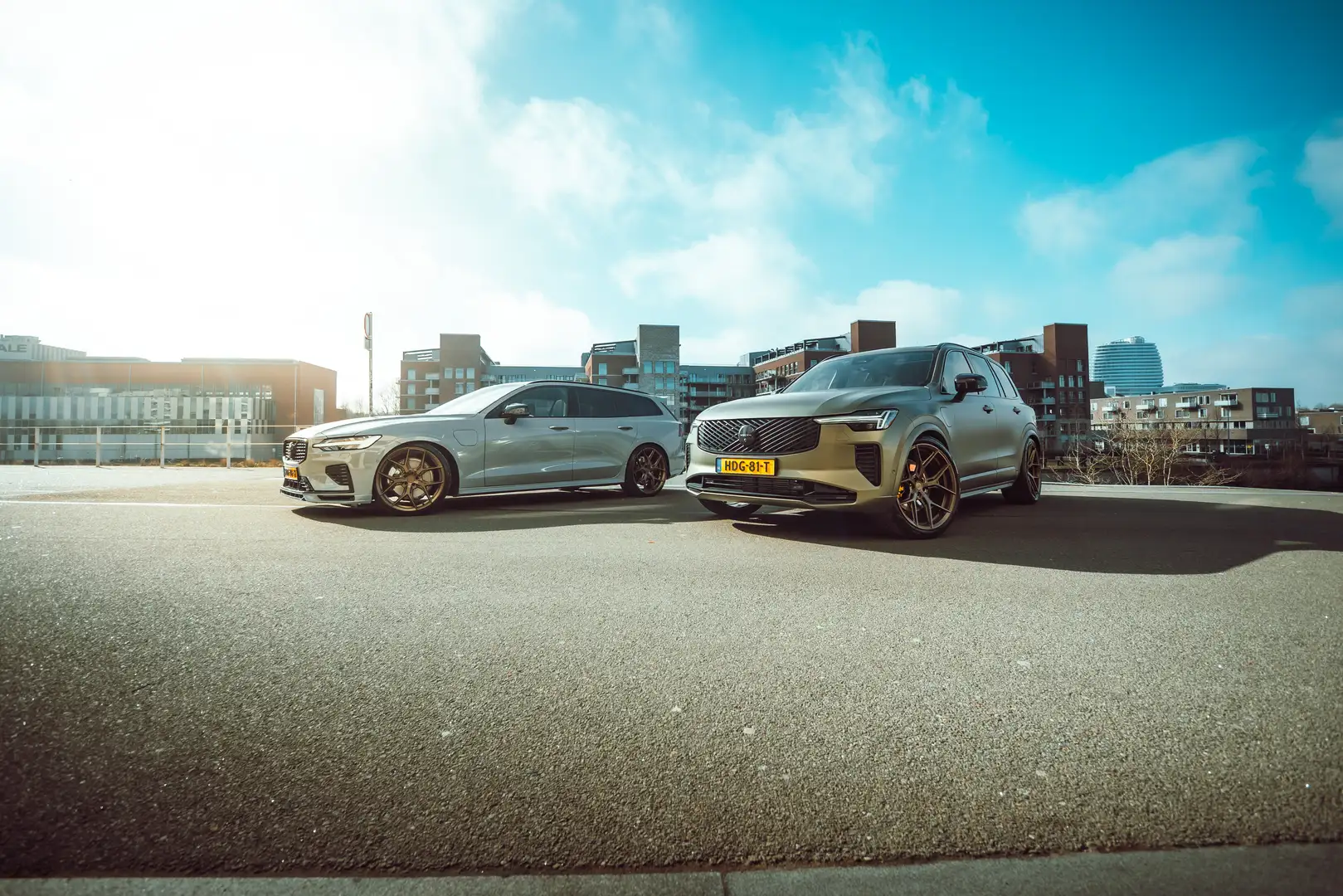 Volvo V60 HEICO UITVOERING | VOSSEN 21" VELGEN | BOWERS & WI Šedá - 2