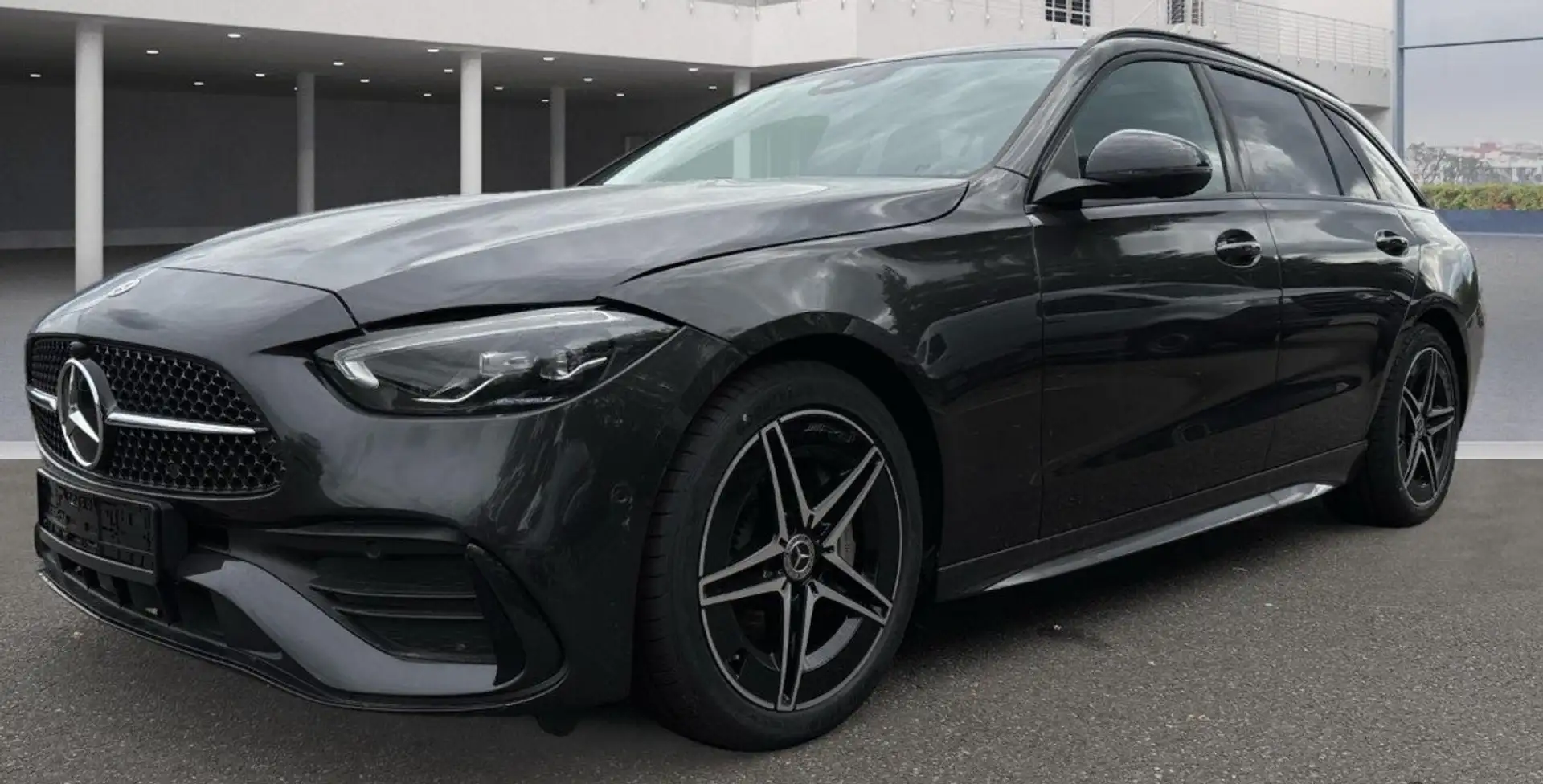 Mercedes-Benz C 220 C 220 d Mild hybrid S.W. AMG Line Advanced Plus Grijs - 1