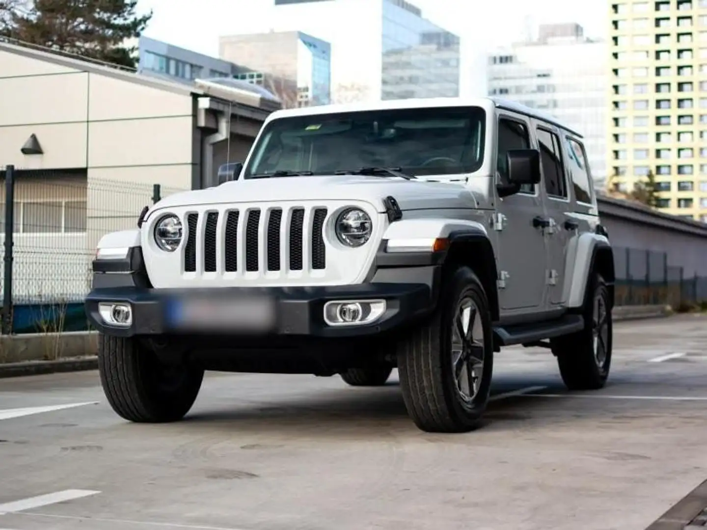 Jeep Wrangler Wrangler Unlimited 2.2CRDi Hardtop AWD Aut. Sahara Weiß - 1