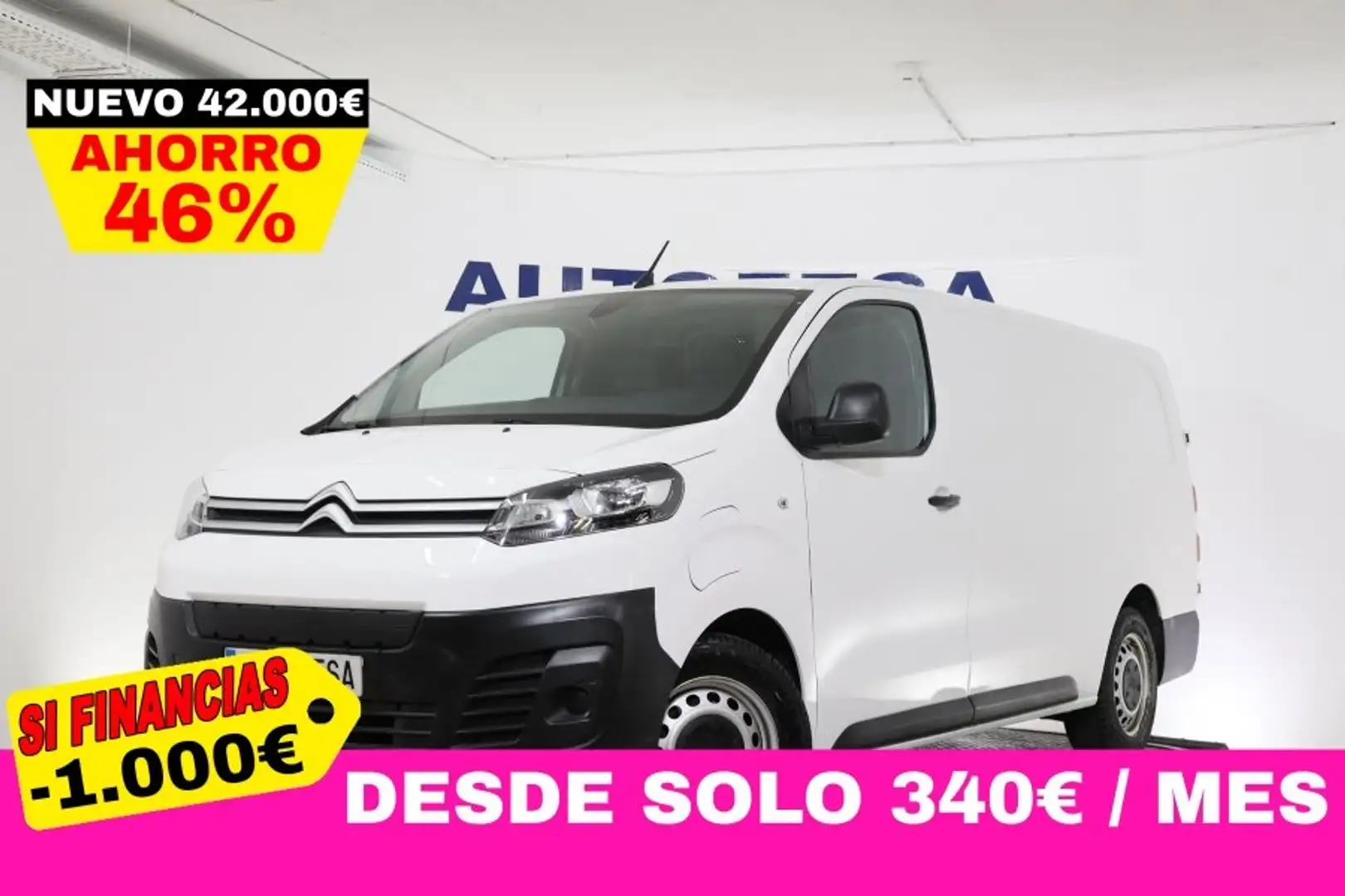 Citroen Jumpy ELECTRICO LARGA 75KWH CLUB 136cv 3P # IVA DE Blanco - 1