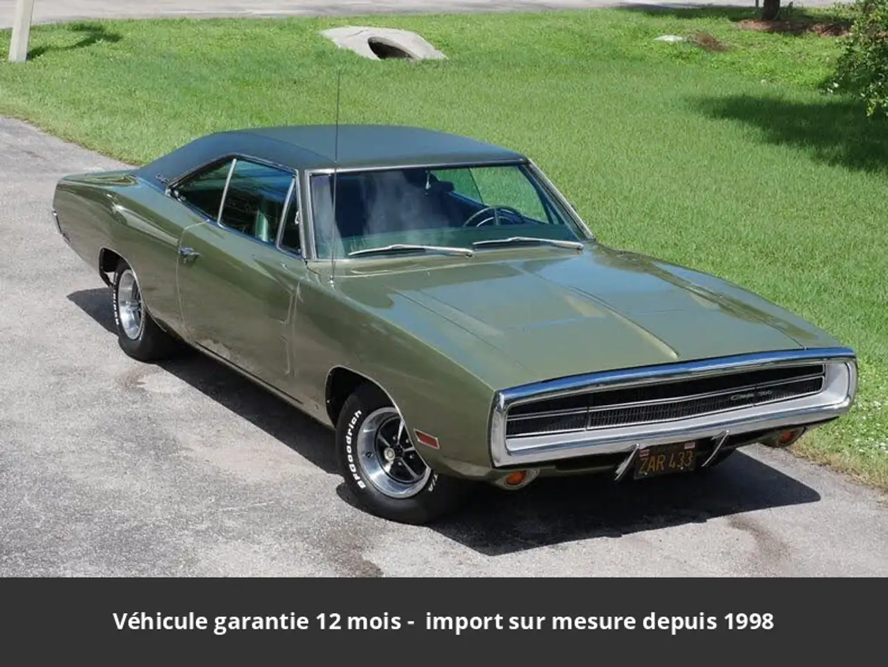 Dodge Charger 1970 Coupe 318 CI V8 230 HP Code F 3 A727 TorqueFlite 8 vitesses Tous compris, foto 10