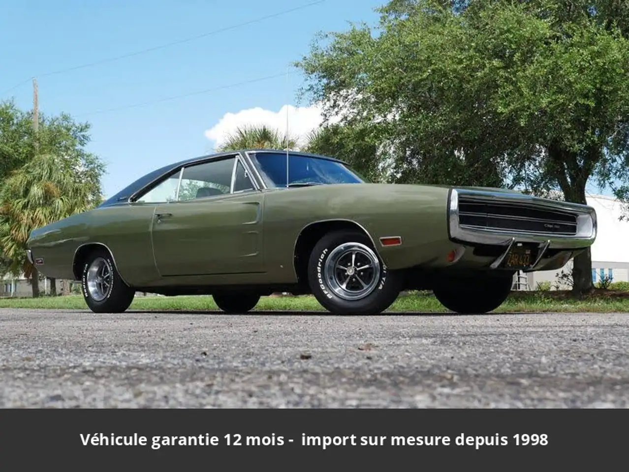 Dodge Charger 1970 Coupe 318 CI V8 230 HP Code F 3 A727 TorqueFlite 8 vitesses Tous compris, foto 2