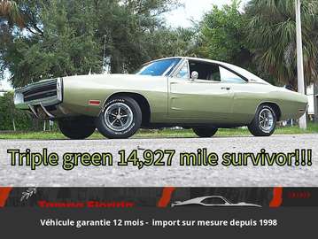 1970 Coupe 318 CI V8 230 HP Code F 3 A727 TorqueFlite 8 vitesses Tous compris