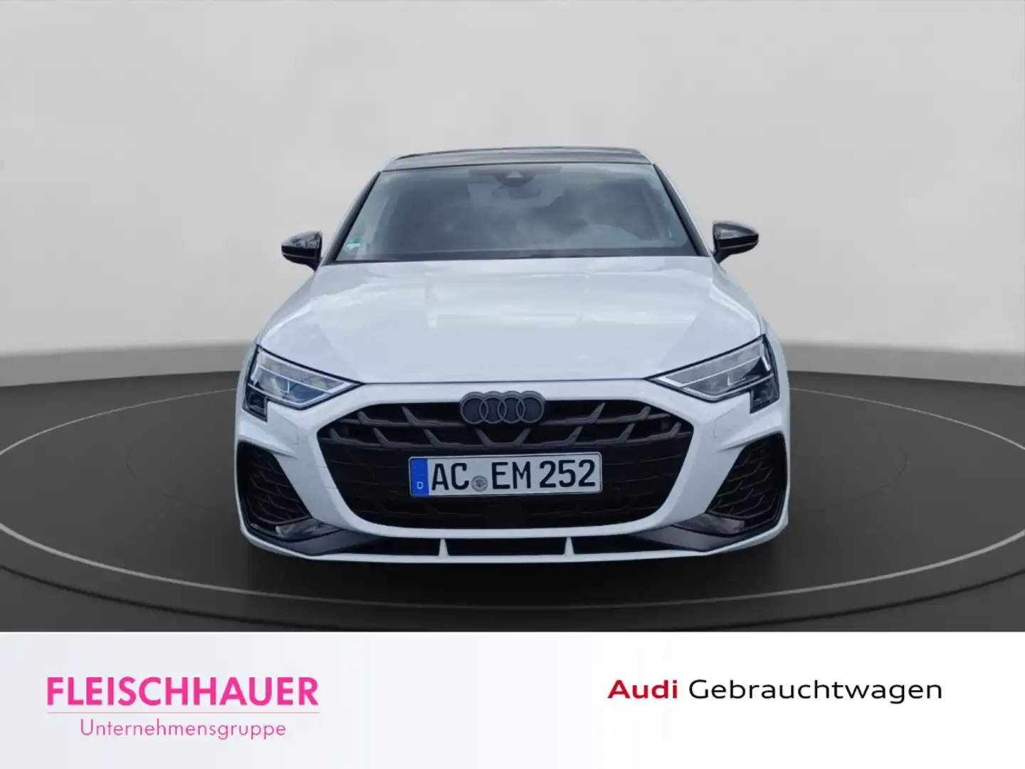 Audi A3 Sportback S line 35 TFSI S tronic+PANORAMA+NAVI+AC Blanc - 2